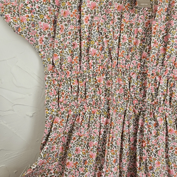 NEW J. Crew Floral Cinched Waist Puff Sleeve Dress - Picture 4 of 14